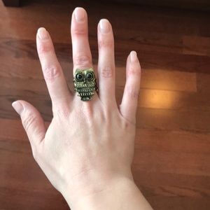 Owl ring fits sizes 5.5 to 7